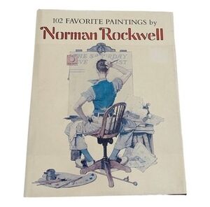 Vintage 1978 Norman Rockwell 102 Favorite Paintings Illustrated Hardcover Art VG